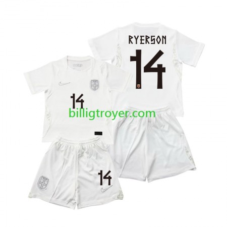 Billige Fotballdrakter Norge Julian Ryerson 14 Barn Tredjedraktsett World Cup 2026 Kortermet